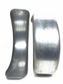 2x Anhänger Kotflügel Metall 220x720mm Anhängerkotflügel 22/72