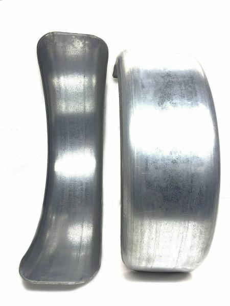 2x Anhänger Kotflügel Metall 240 x 770 mm Anhängerkotflügel 24/77